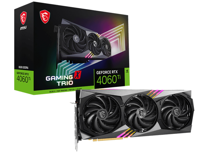 GeForce RTX 4060 Ti GAMING X TRIO 8G