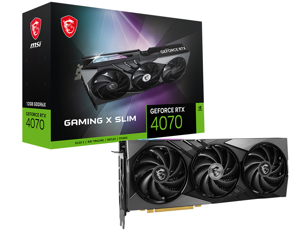 GeForce RTX 4070 GAMING X SLIM 12G