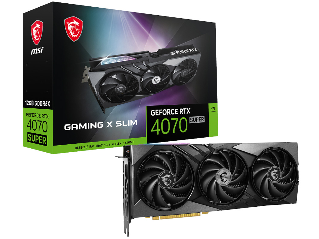 GeForce RTX 4070 SUPER 12G GAMING X SLIM