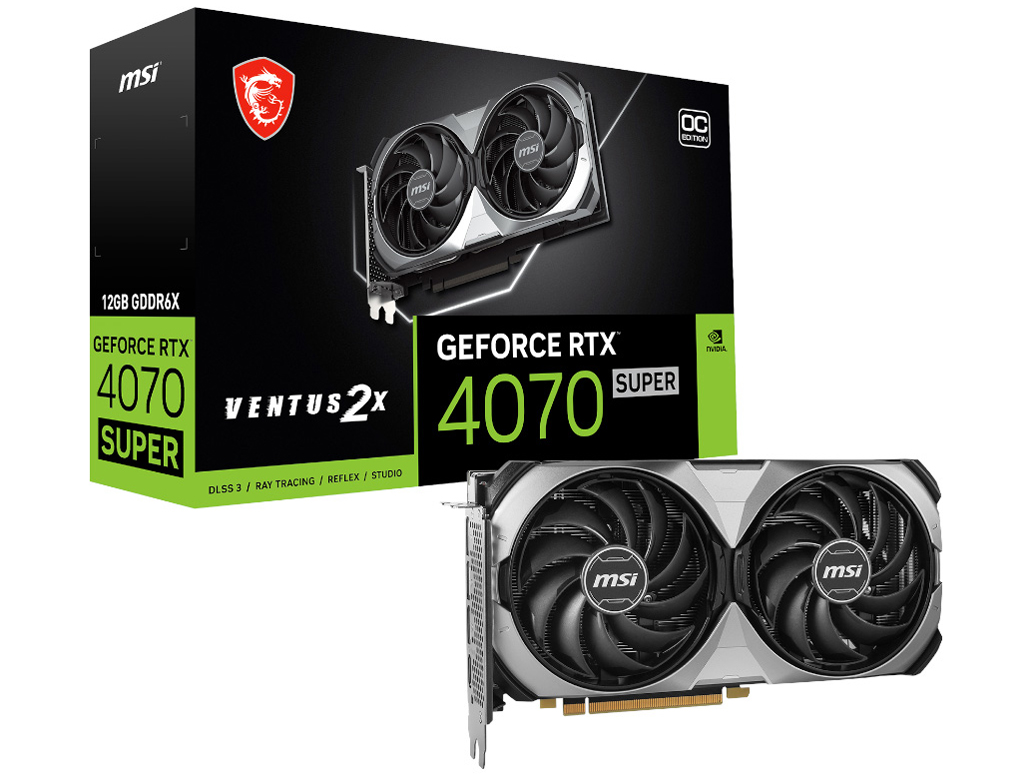 GeForce RTX 4070 SUPER 12G VENTUS 2X OC