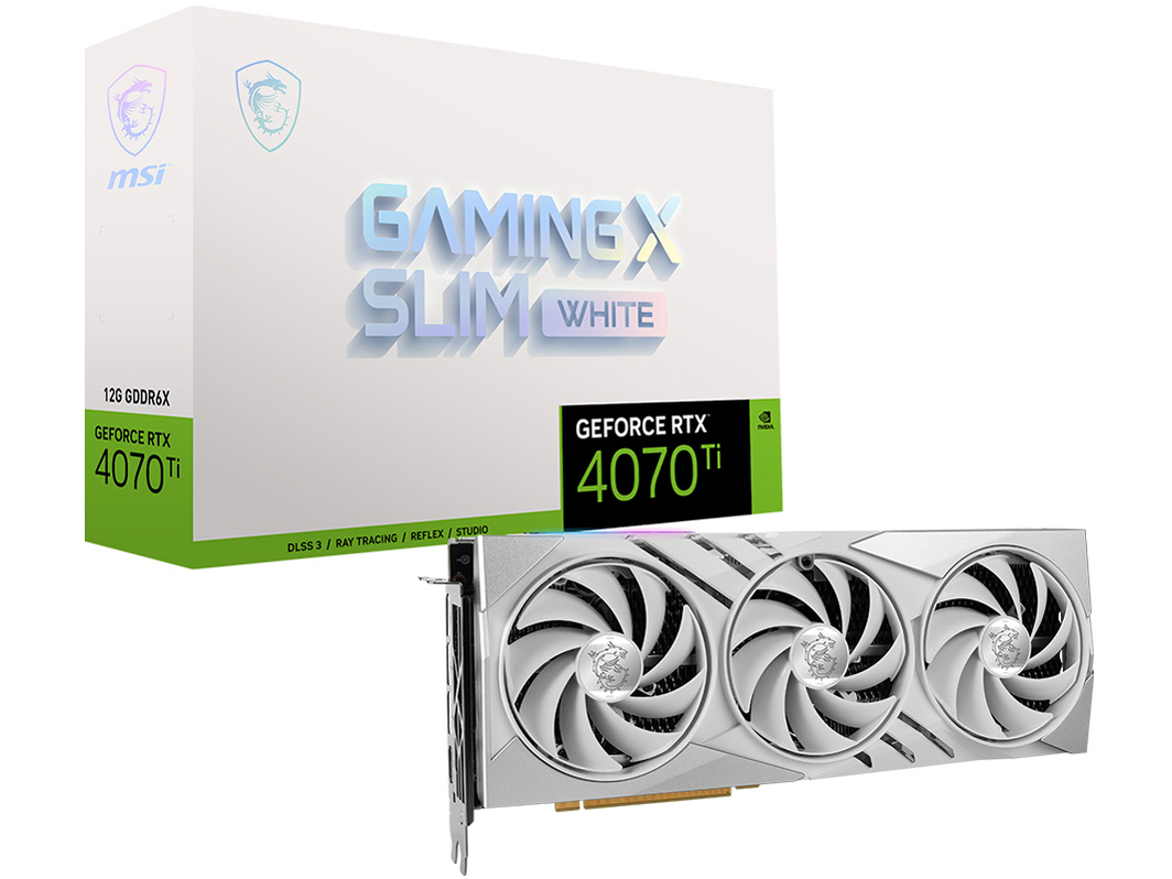 GeForce RTX 4070 Ti GAMING X SLIM WHITE 12G