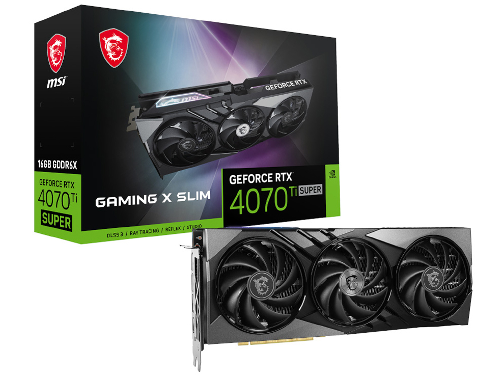 GeForce RTX 4070 Ti SUPER 16G GAMING X SLIM