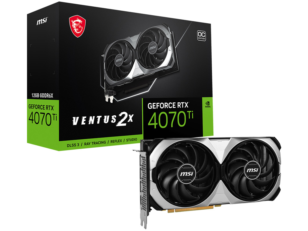 GeForce RTX 4070 Ti VENTUS 2X 12G OC